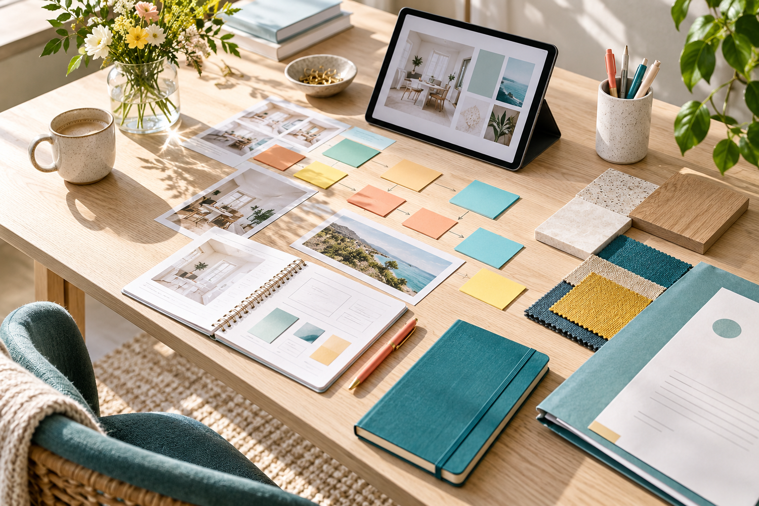 Organized real estate and construction operations desk